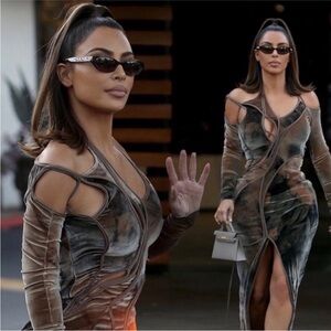New Rare CHANEL Sunglasses Rectangle A71280